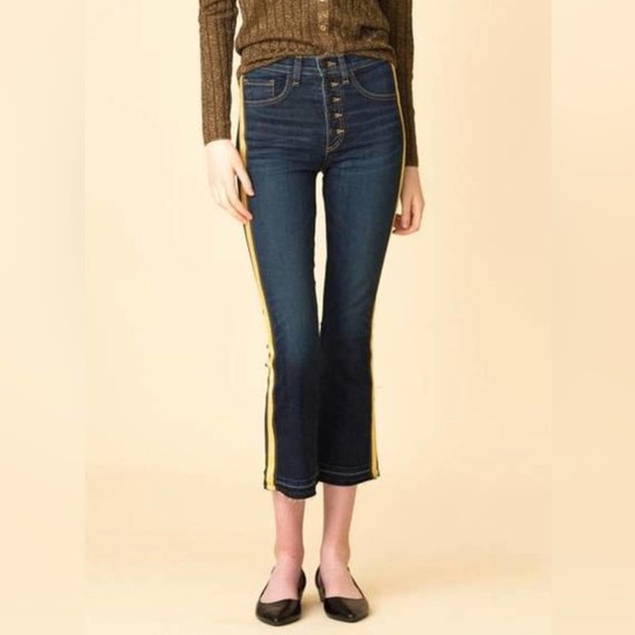 Veronica Beard Denim - Veronica Beard Carolyn Baby Bootcut Jeans High Rise